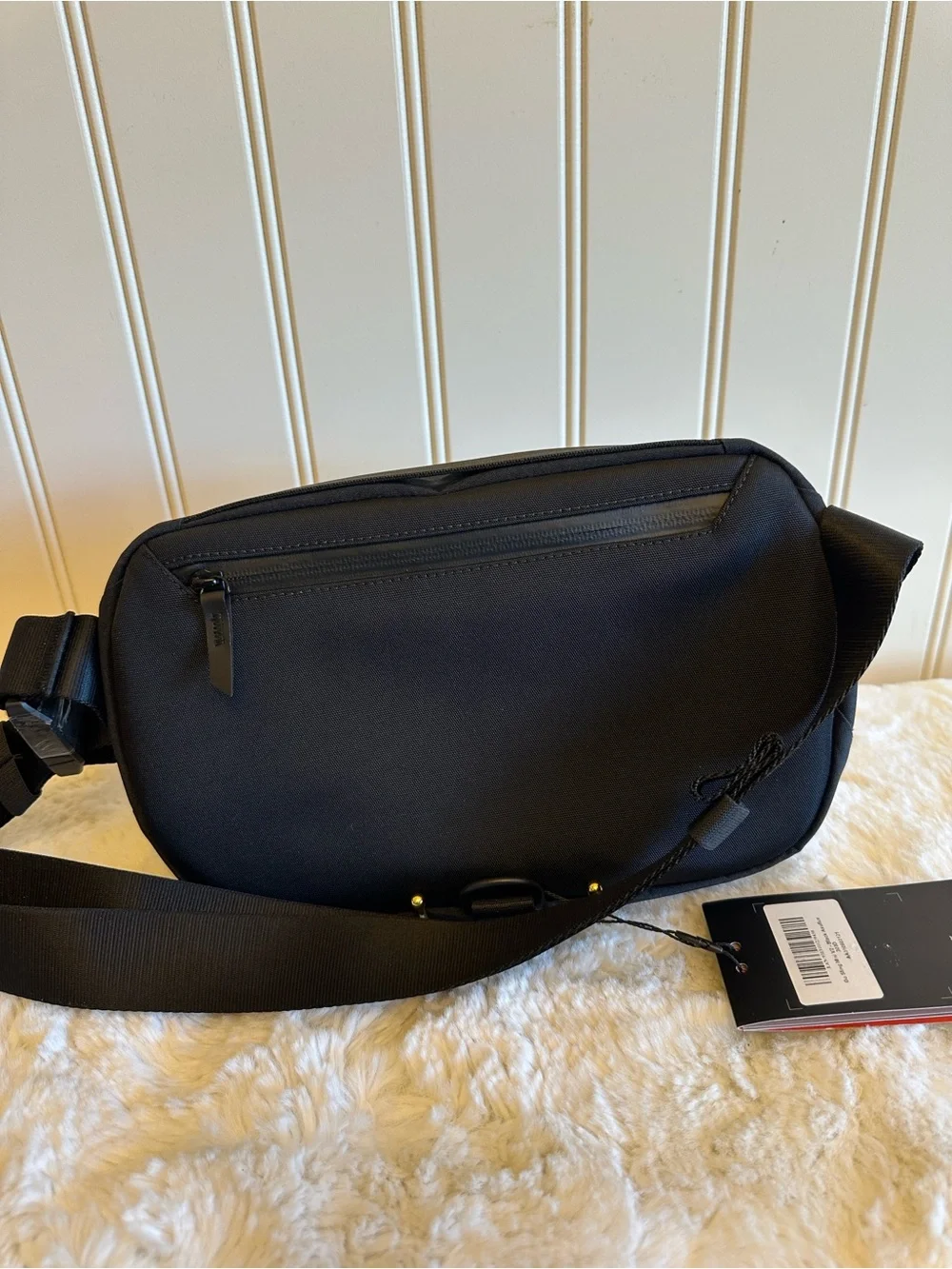 Men's Black Crossbody Organizer Pouch - Everyday Carry